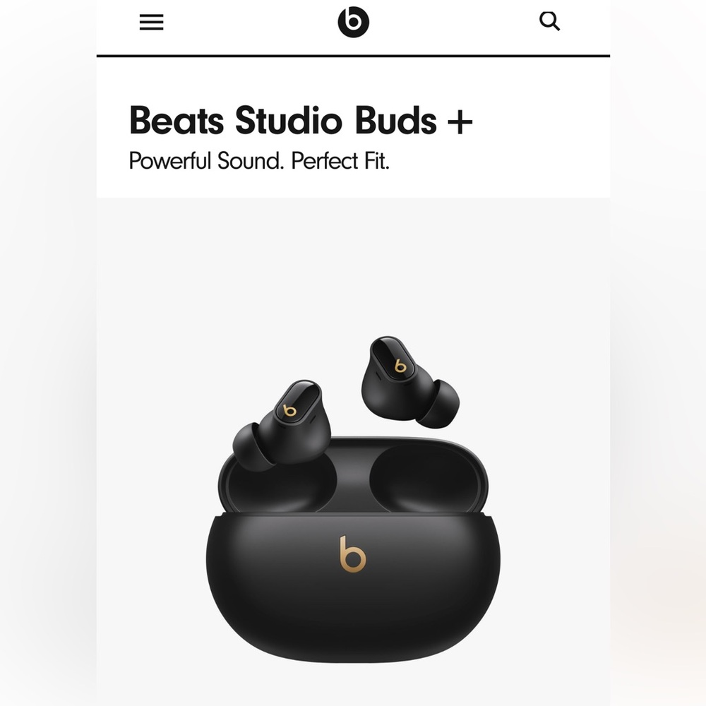 BNIB Beats by Dre Studio Buds + (Bluetooth Wireless Earbuds)
